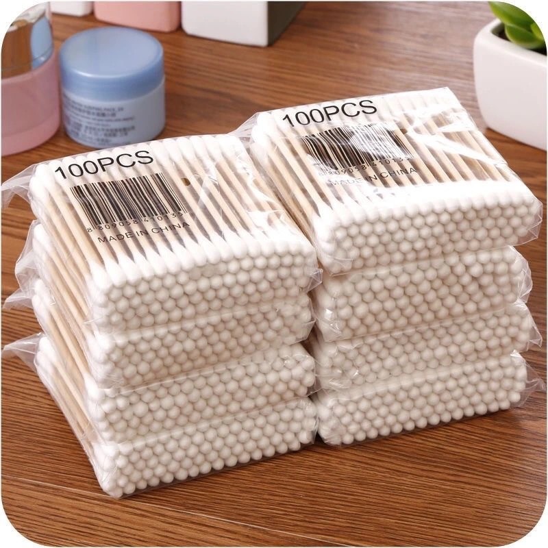 Wood Filler Stick - 500pcs Double Head Wood Cotton Swab