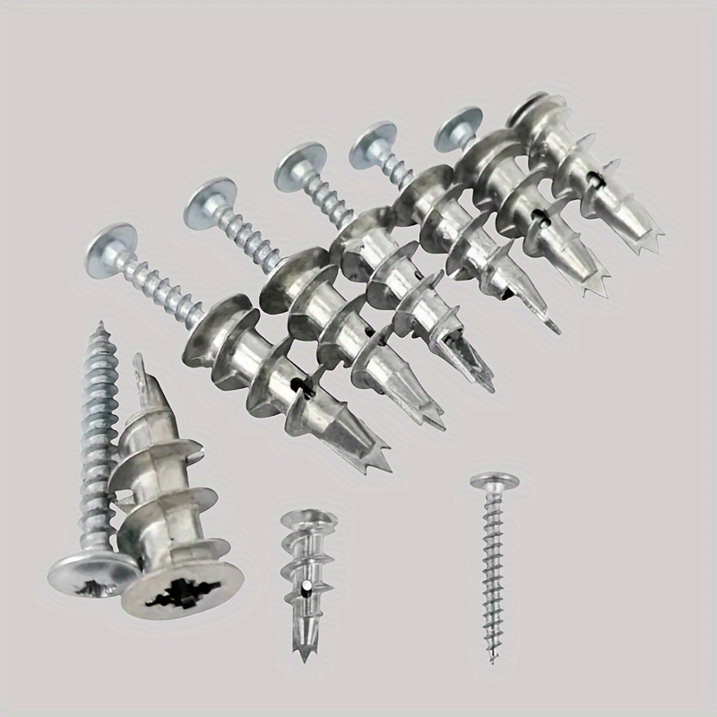Drywall Anchor Screw - 25Set of Diamond Coated Board Anchors