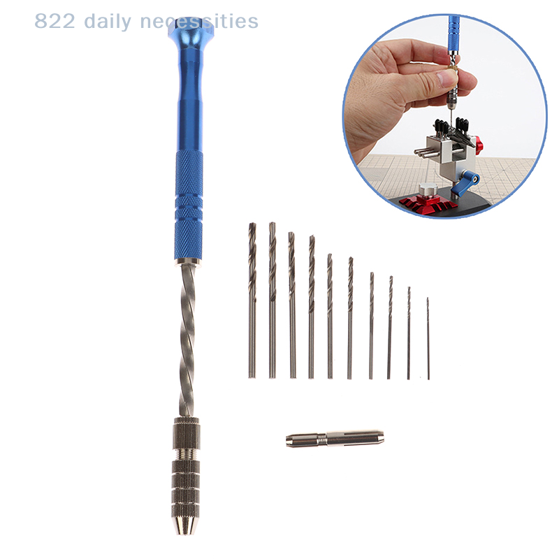 Home Improvement Center - Blue Extended Semi-Automatic Hand Twist Drill