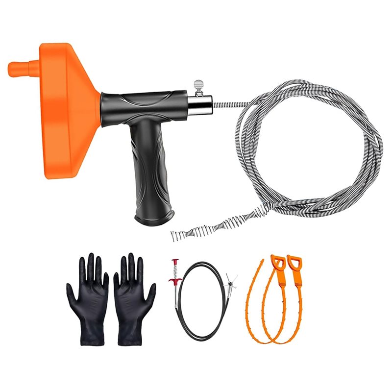 Plumbing Snake Drain - ABGH-Drains Snake Auger 33 Ft Heavy