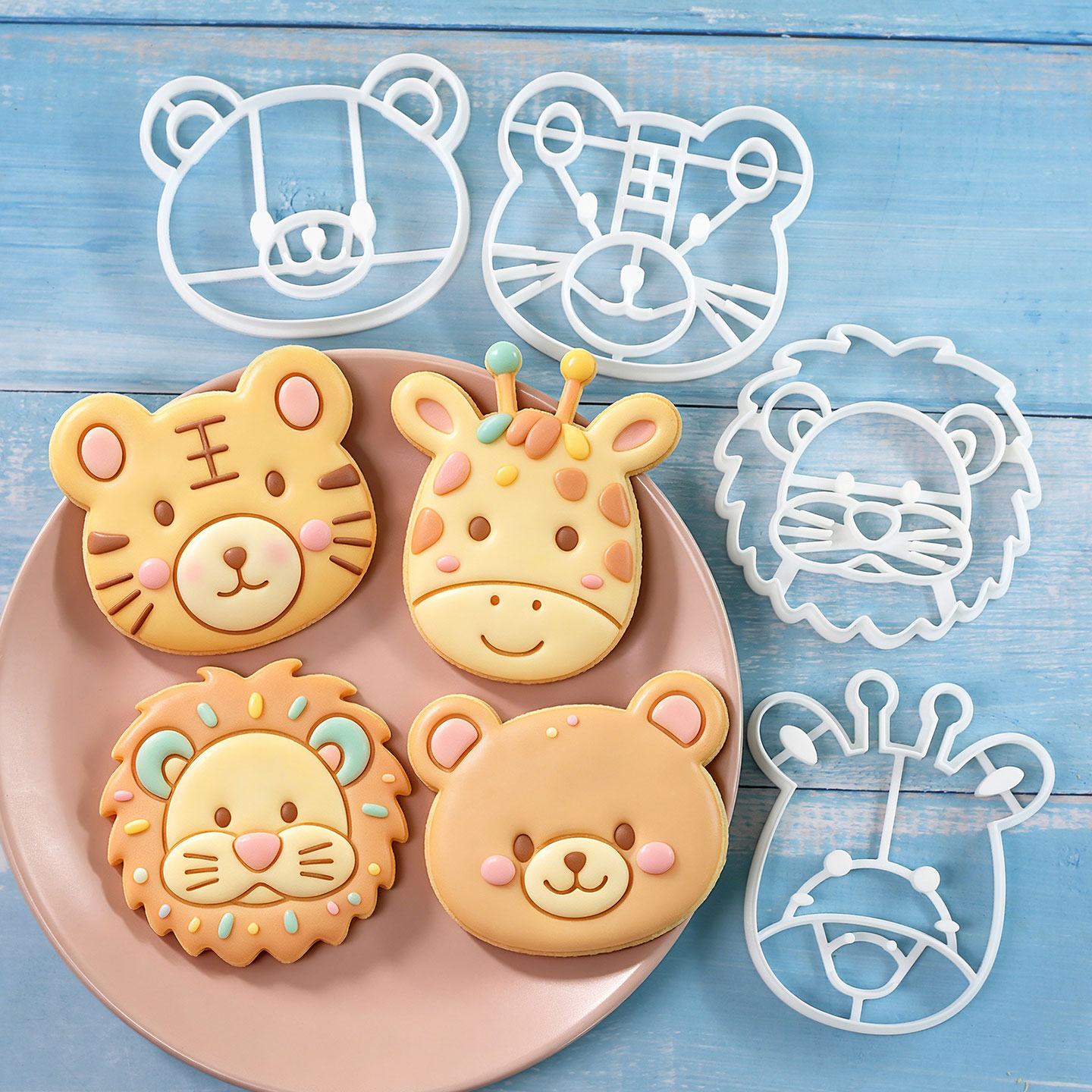 Home Improvement House - 4 Pcs Animal Cookie Cutters Set