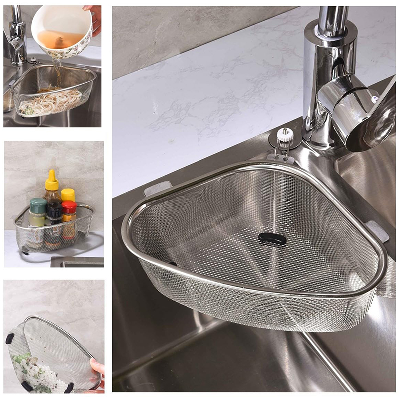 Stainless Steel Triangle Sink  - đánh giá và giá Sink Drain Strainer