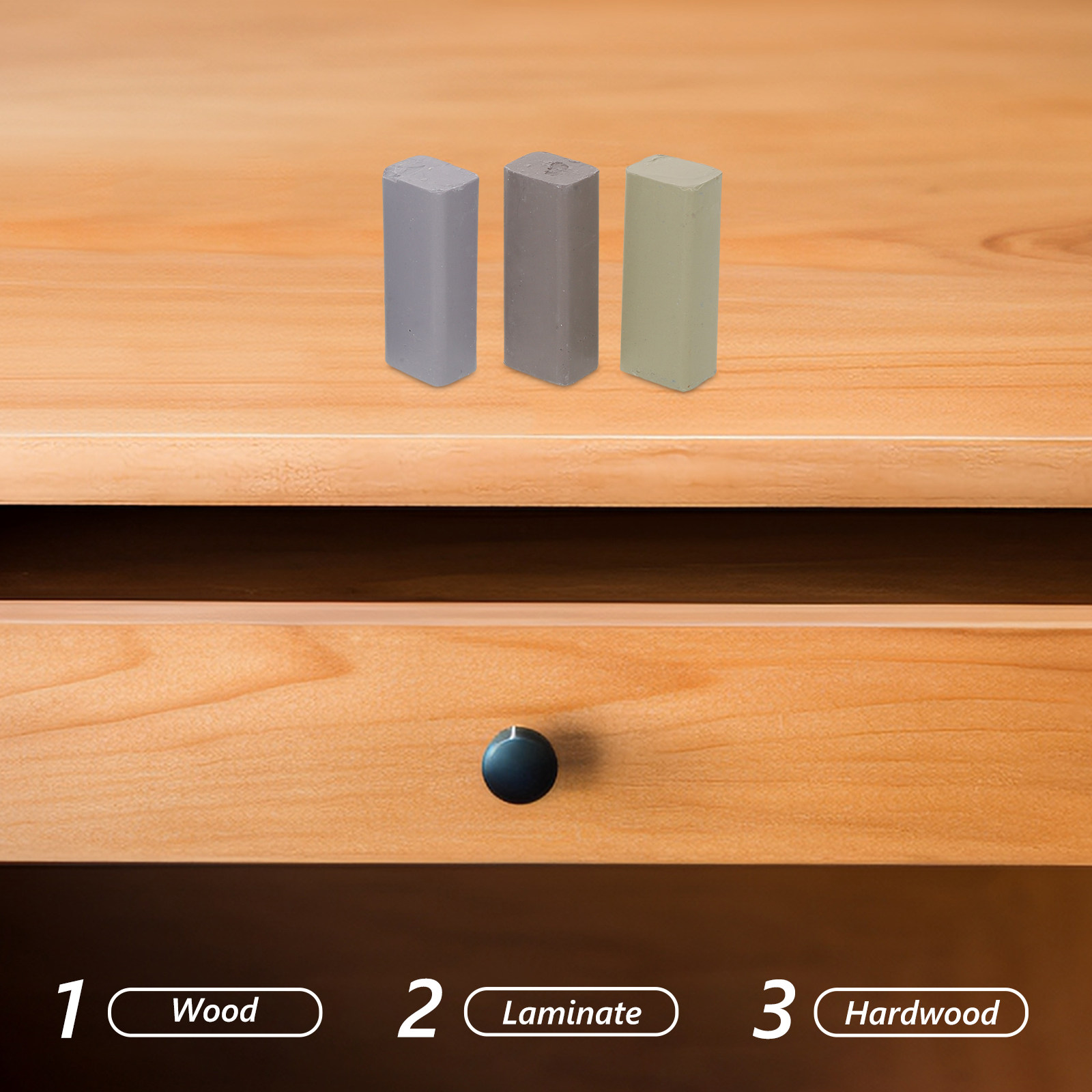 6Pcs Hard Furniture Wax Sticks - đánh giá và giá Wood Filler Stick