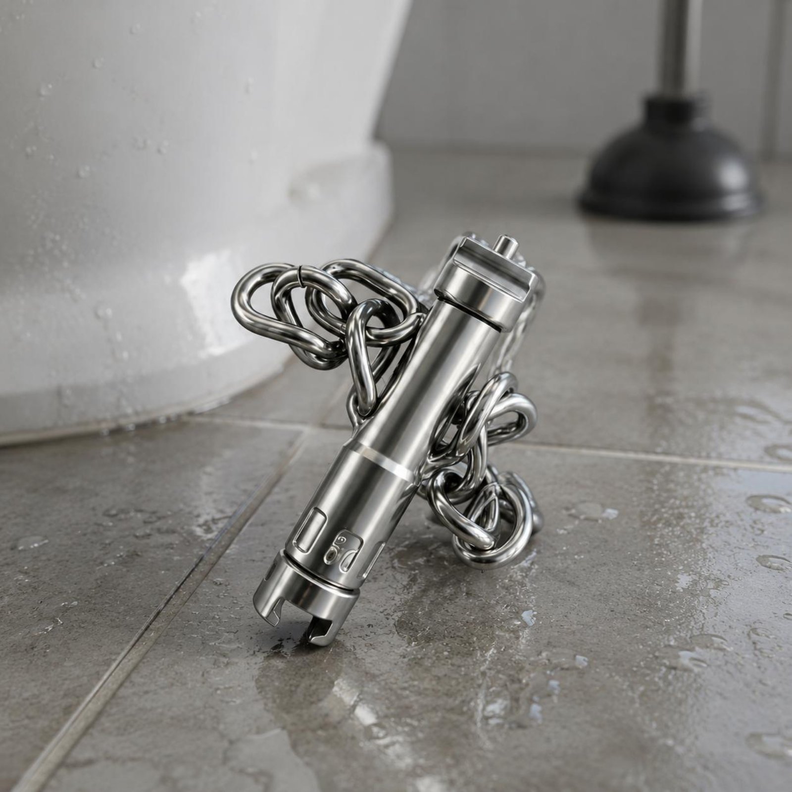 Double Chain Pipe Cleaner Reus - đánh giá và giá Plumbing Snake Drain