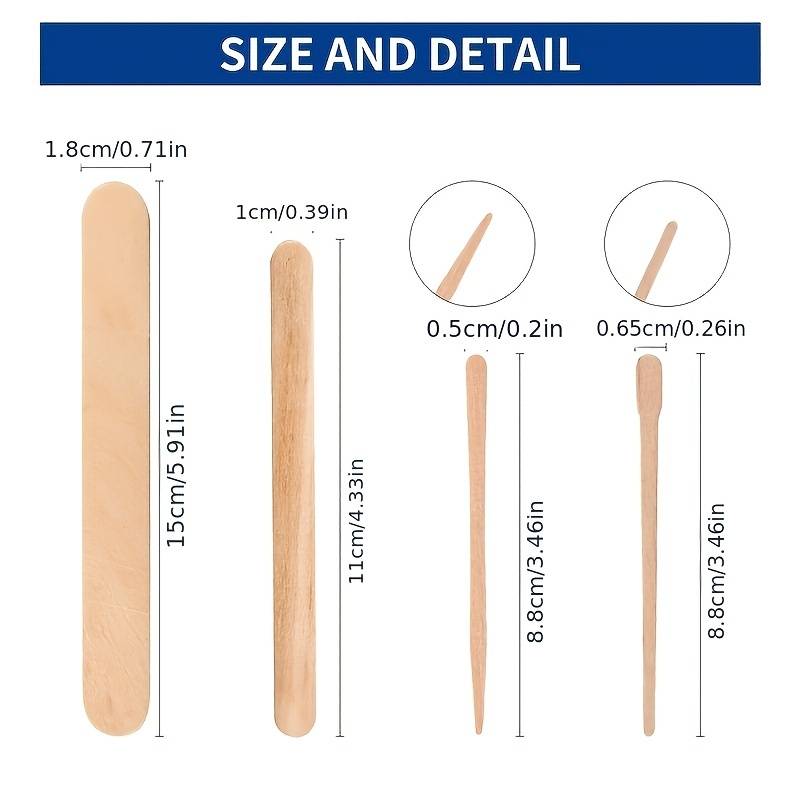 500/200/100Pcs Wooden Hair Rem - đánh giá và giá Wood Filler Stick