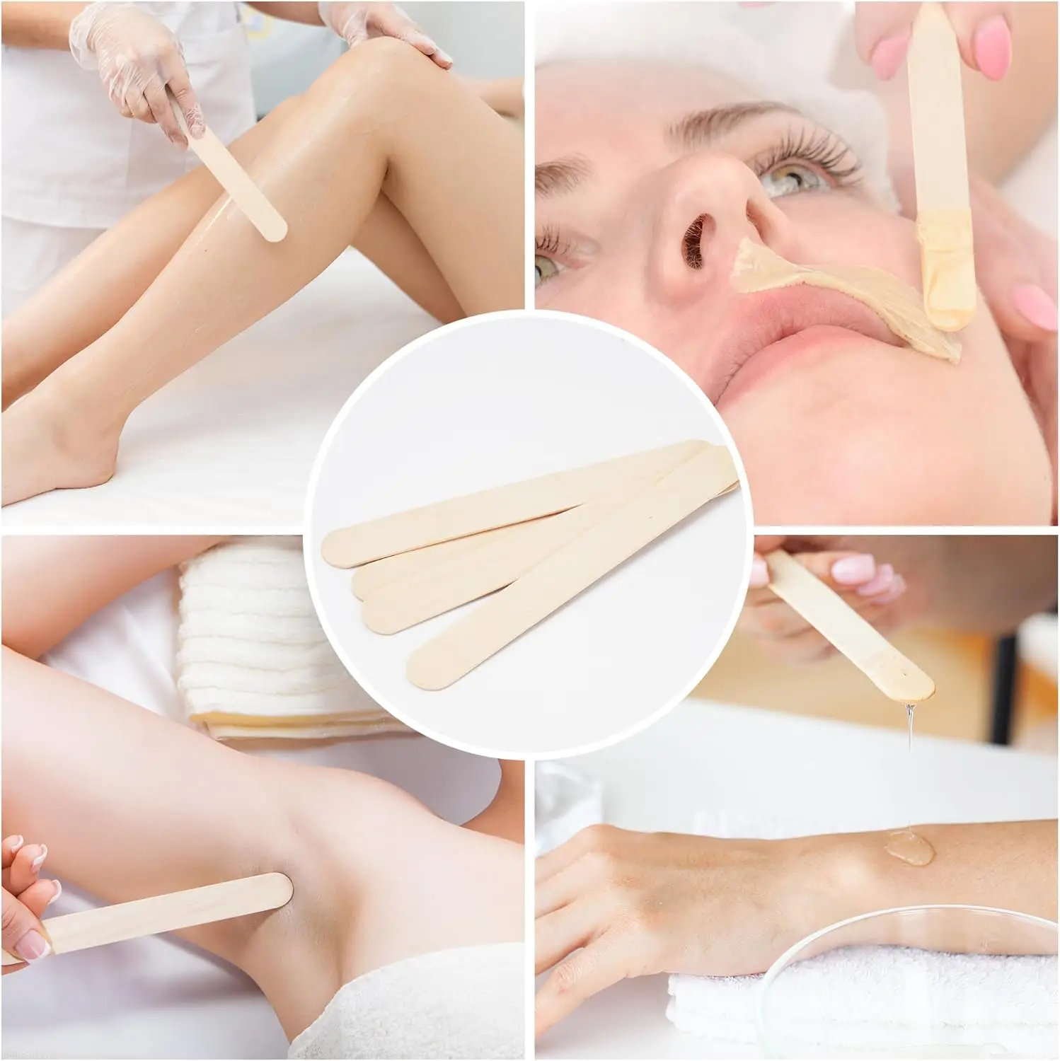 200/100/50/5pcs Tattoo Waxing  - đánh giá và giá Wood Filler Stick