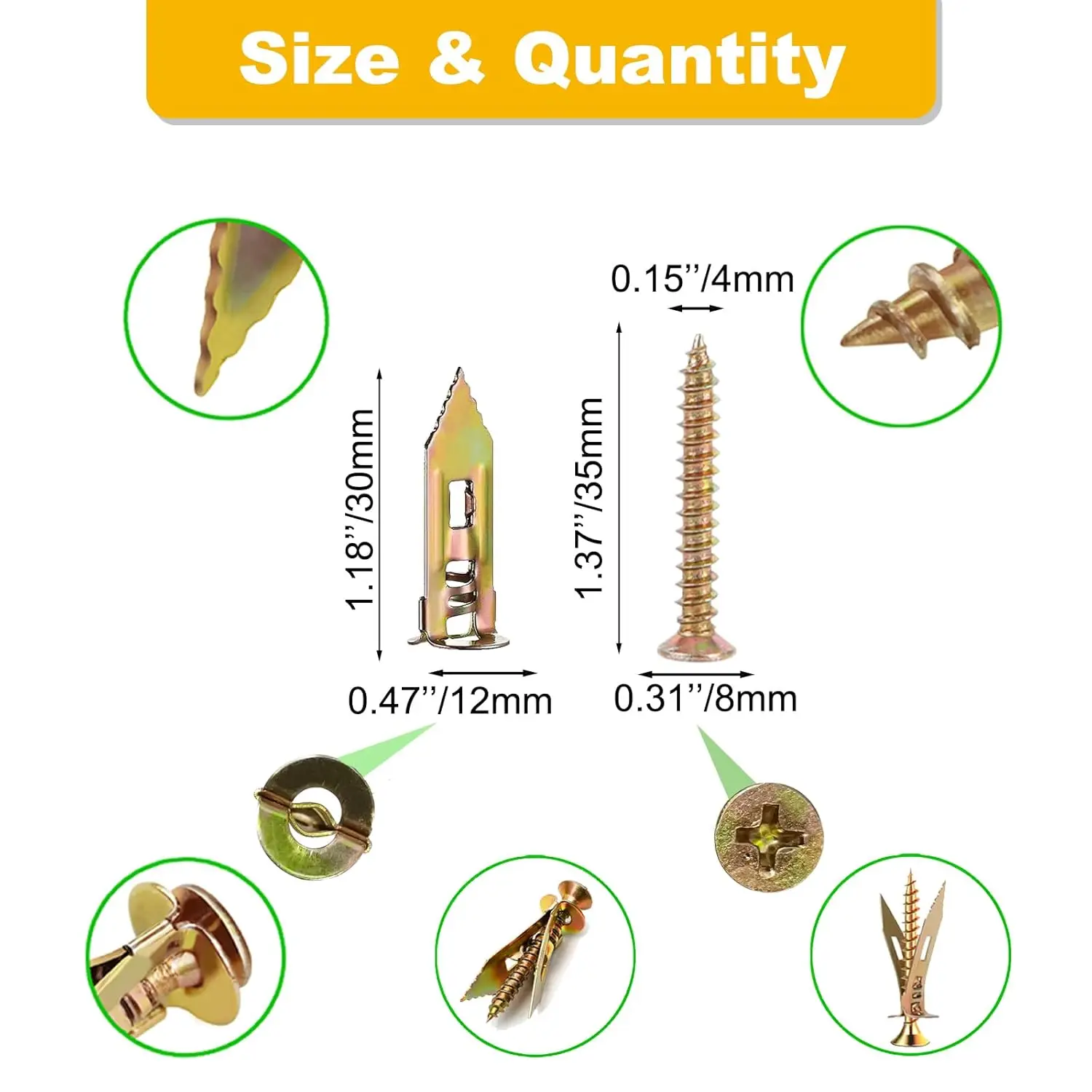Self Drilling Anchor Screw 30/ - đánh giá và giá Drywall Anchor Screw