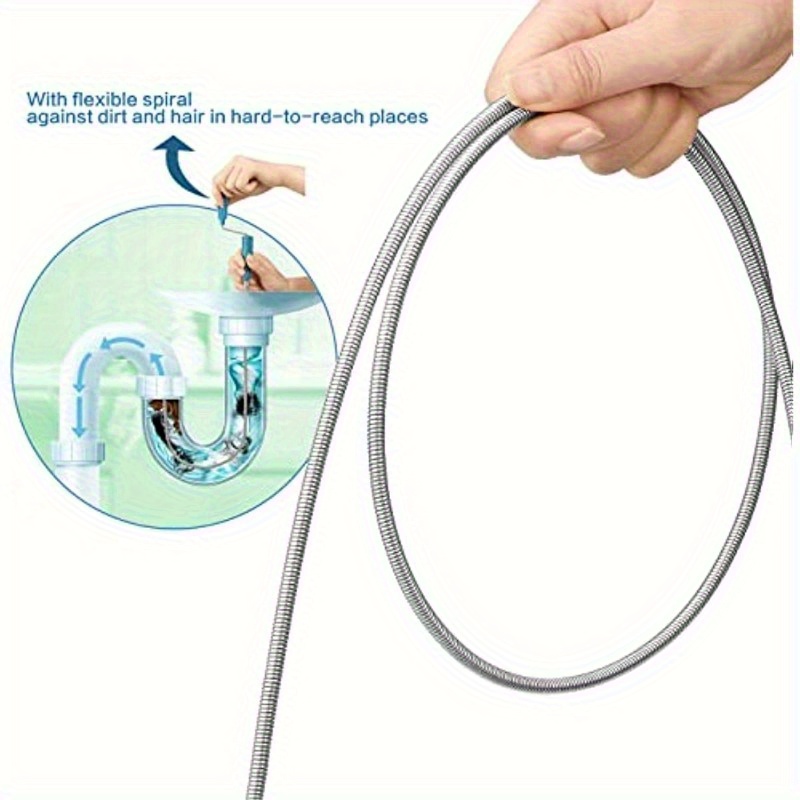 Telescopic Handle Flexible Ste - đánh giá và giá Plumbing Snake Drain