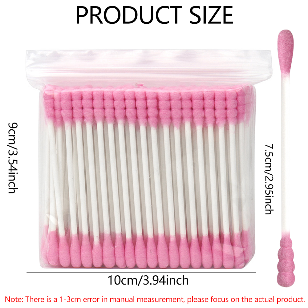 100/500pcs Cotton Swabs Spiral - đánh giá và giá Wood Filler Stick