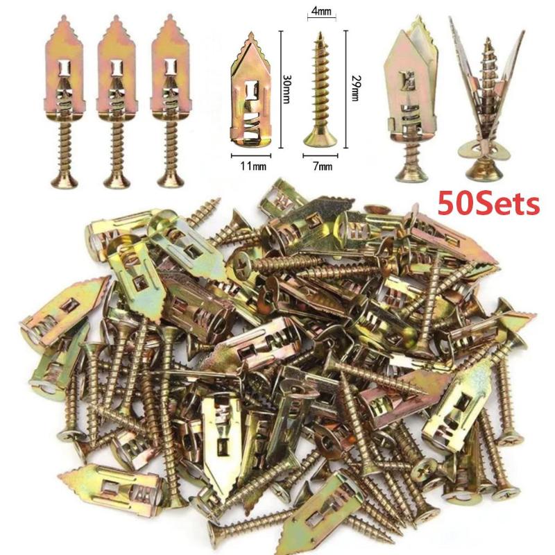 50Pcs Self-Tapping Drywall Anc - đánh giá và giá Drywall Anchor Screw
