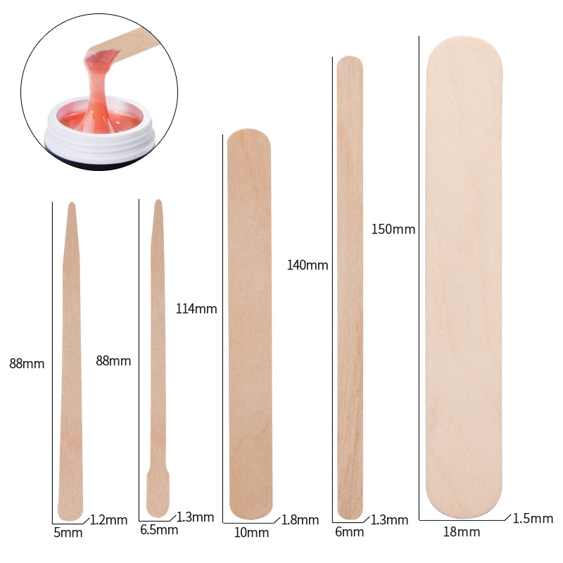 100pcs Disposable Waxing Woode - đánh giá và giá Wood Filler Stick
