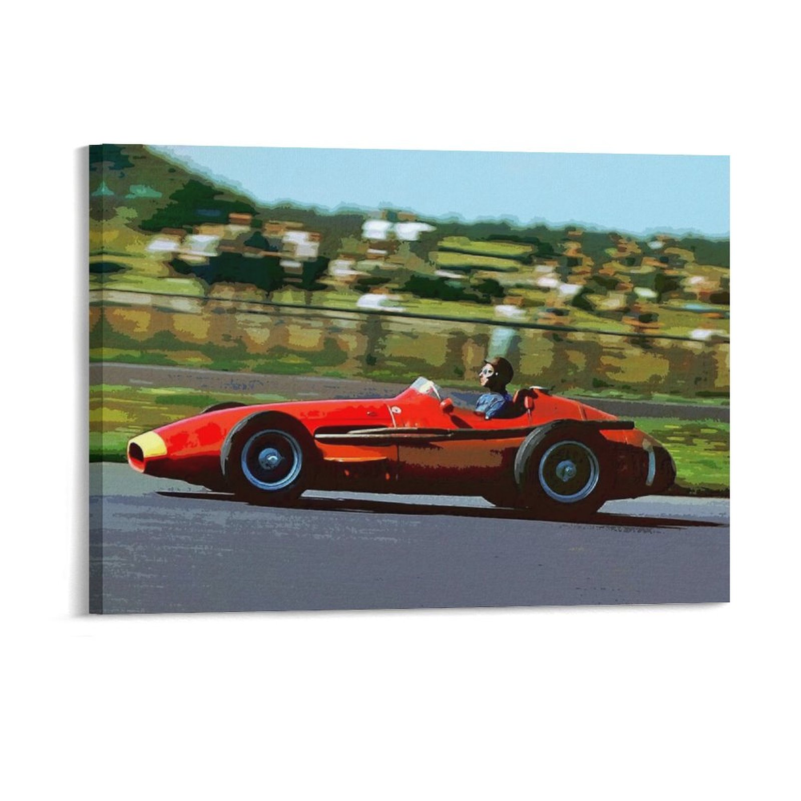 Juan Manuel Fangio Racing His  - đánh giá và giá Wall Texture Spray
