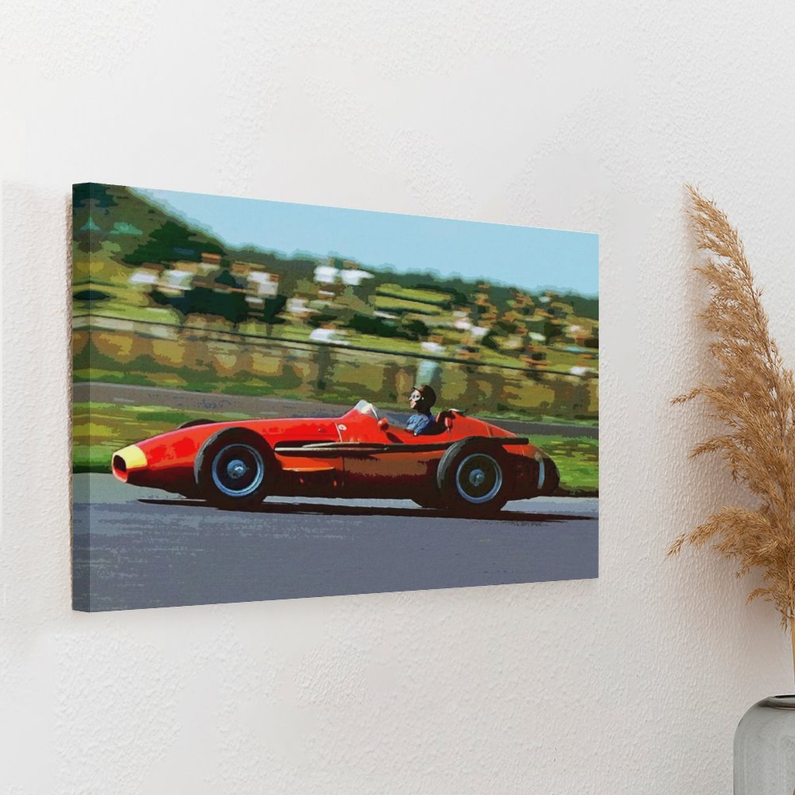 Juan Manuel Fangio Racing His  - đánh giá và giá Wall Texture Spray