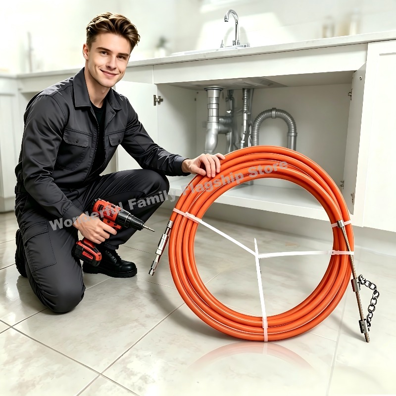 Flexible Drain Auger Plumbing  - đánh giá và giá Plumbing Snake Drain