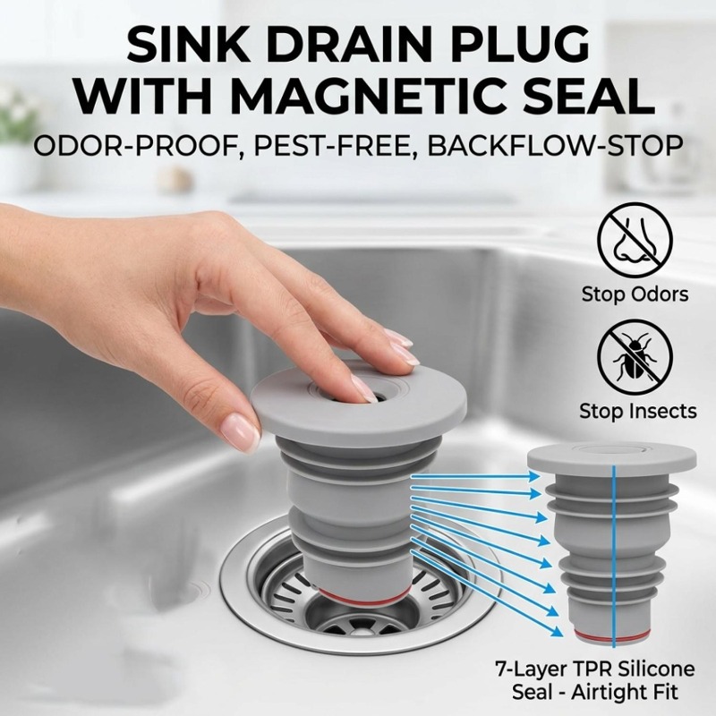Silicone Bathroom Sewer Seal R - đánh giá và giá Sink Drain Strainer