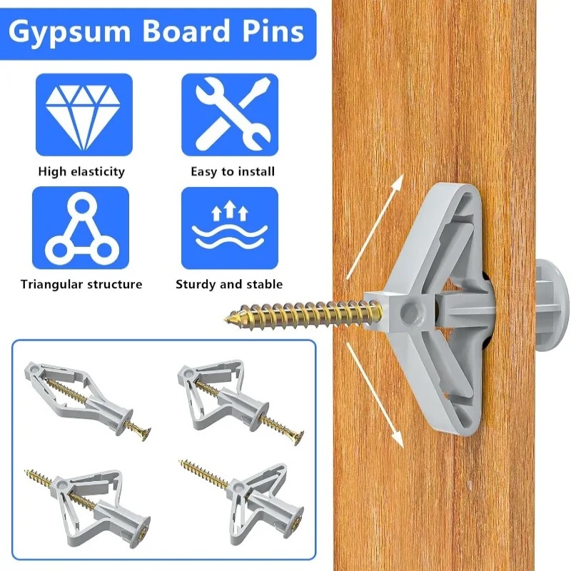 100PCS Plasterboard Expansion  - đánh giá và giá Drywall Anchor Screw