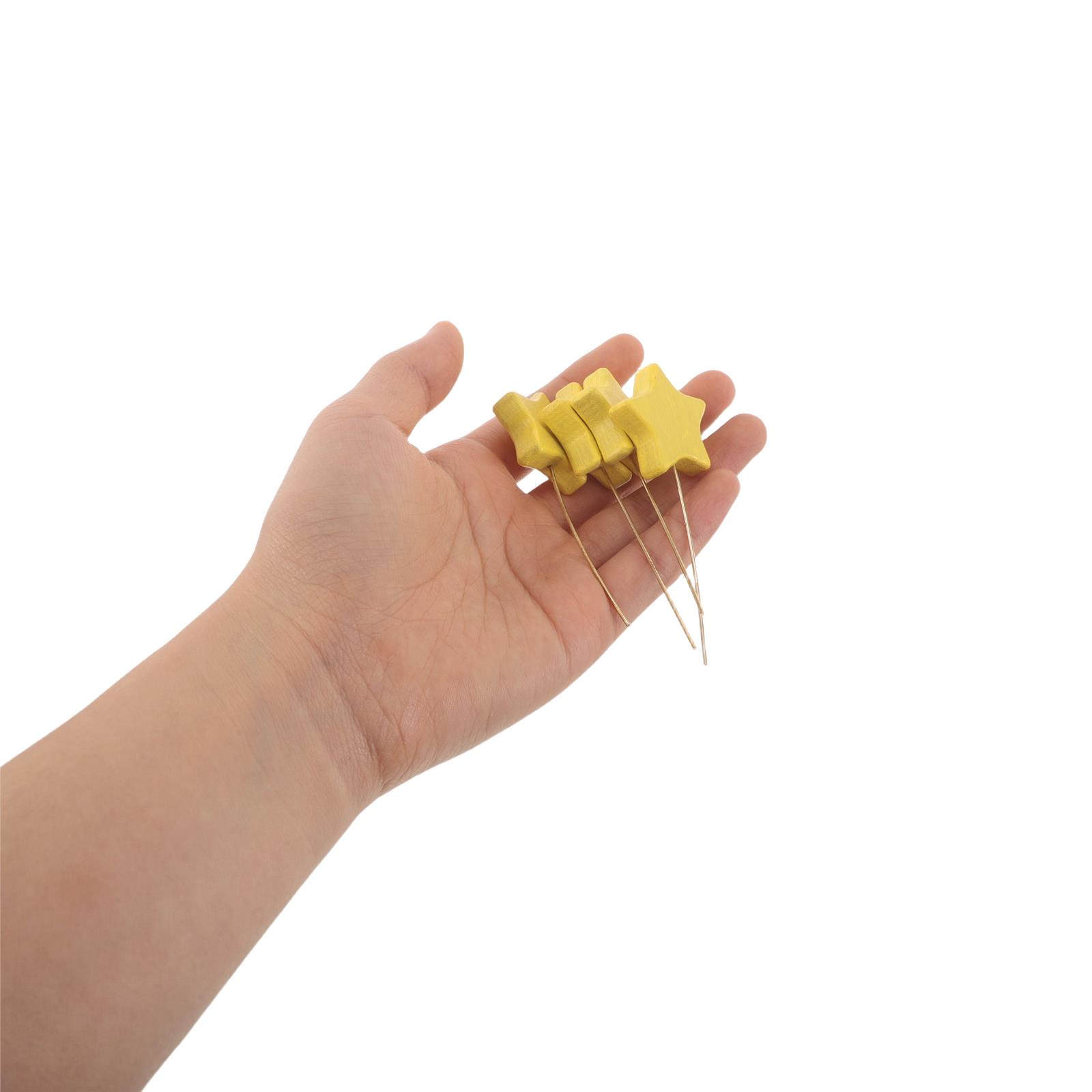 6Pcs Mini Wood Star Picks Five - đánh giá và giá Wood Filler Stick