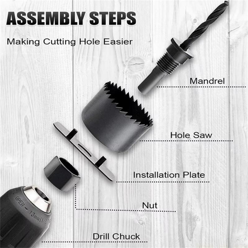 A2BE Bộ cưa lỗ 19-127mm toàn d - đánh giá và giá Home Improvement Center