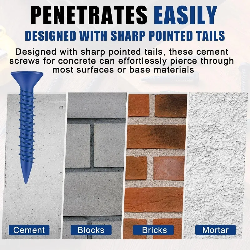 Concrete Screws Anchor Blue Fl - đánh giá và giá Drywall Anchor Screw