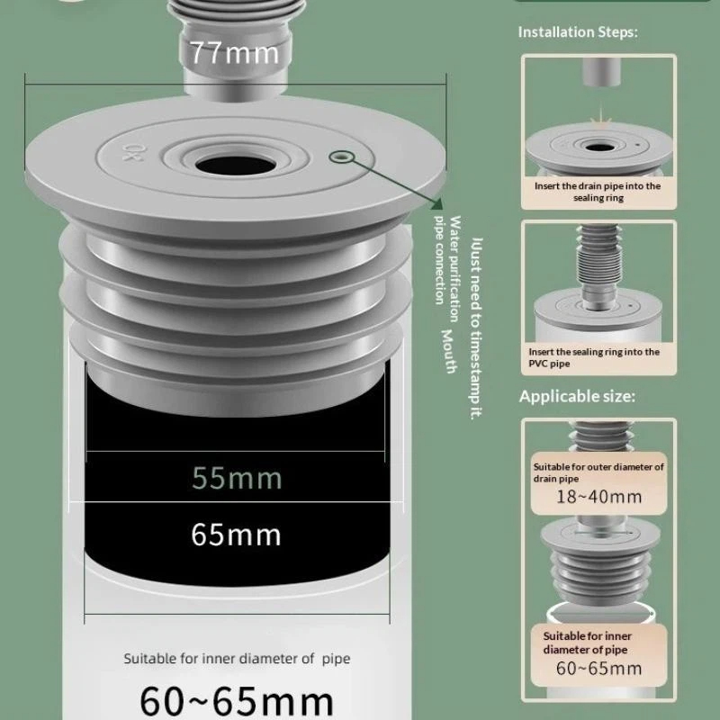 Silicone Bathroom Sewer Seal R - đánh giá và giá Sink Drain Strainer
